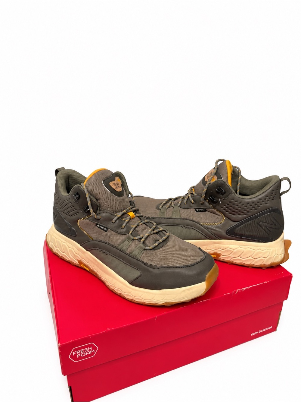 New Balance Fresh Foam X Hierro Mid Mens 14 D Brown Grey MTHIMCBE New Box